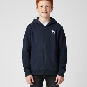 Abercrombie kids 9/10 navy blue hooded sweatshirt